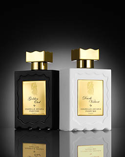 Cosmetics Photography of Isabelle Ariana perfume bottles