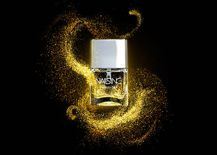 Creative still life product Photography of Nails Inc nail polish