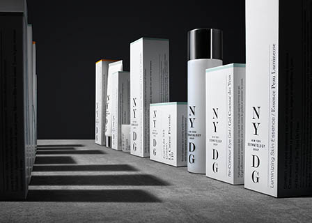 Cosmetics Photography of NYDG skincare