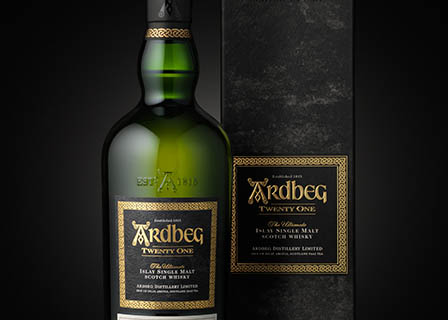Bottle Explorer of Ardbeg whisky bottle and box