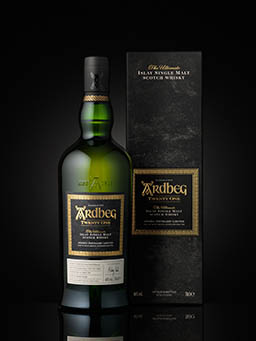 Whisky Explorer of Ardbeg whisky bottle and box