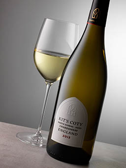 Wine Explorer of Kit's Coty white wine bottle and glass