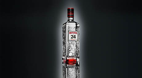 Drinks Photography of Beefeater gin bottle