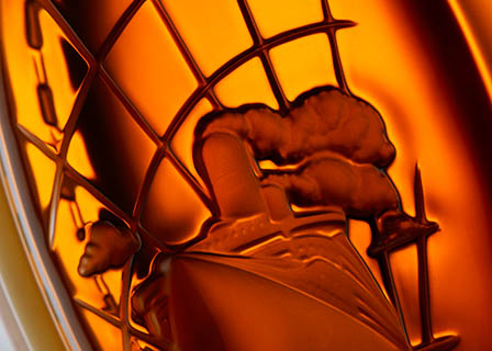 Whisky Explorer of Macallan whisky decanter close up