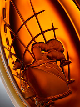 Whisky Explorer of Macallan whisky decanter close up