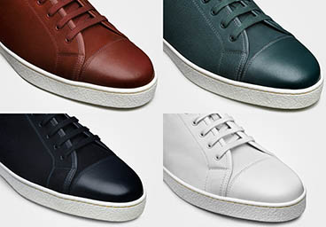 Footwear Explorer of John Lobb men's leather trainers