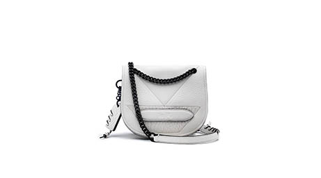 White background Explorer of Coach crossbody bag