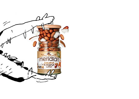 Snack Explorer of Meridian peanut butter jar
