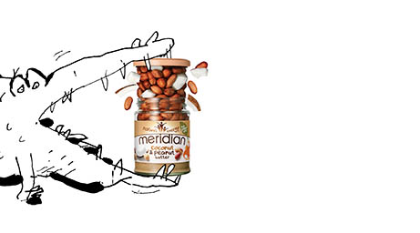 Snack Explorer of Meridian peanut butter jar