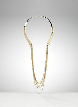 Fine jewellery Explorer of Eden Diodati gold necklace with chain