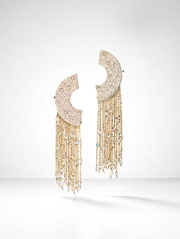 Fine jewellery Explorer of Eden Diodati gold earrings