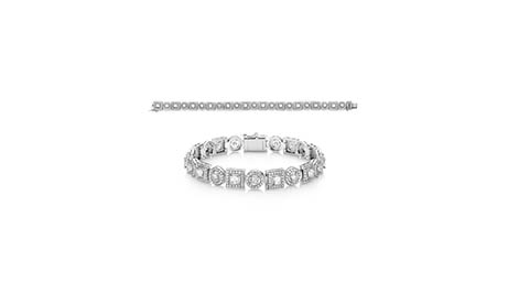 Jewellery Photography of Robert Glen diamonds platinum bracelet