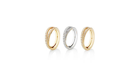 Rings Explorer of Robert Glen gold and platinum diamond bands