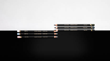 Still life product Photography of Derwent art products pencils