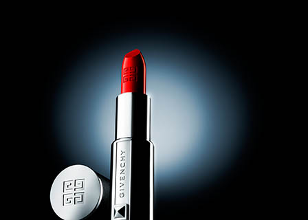 Black background Explorer of Givenchy lipstick