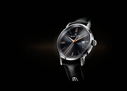 Black background Explorer of Maurice Lacroix watch