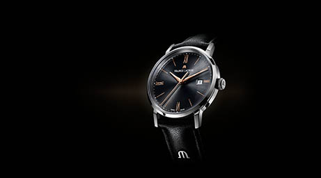 Black background Explorer of Maurice Lacroix watch