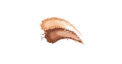 White background Explorer of Makeup powder foundation texture