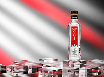 Drinks Photography of Sauza tequila bottle