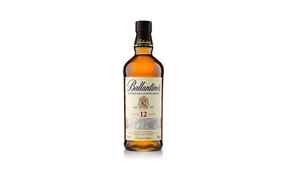 Drinks Photography of Ballantine's whisky bottle