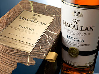 Drinks Photography of Macallan whisky box set