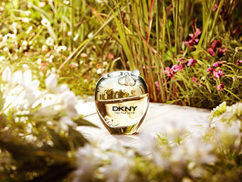 Cosmetics Photography of DKNY Nectar Love fragrance bottle