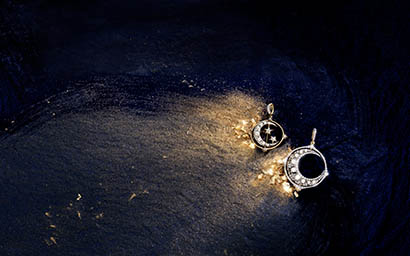 Jewellery Photography of Annoushka Jewellery pendants