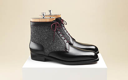 Leather goods Explorer of Jon Lobb men's boots