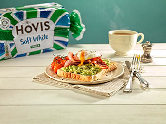 Food Photography of Hovis breakfast