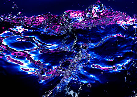 Bubble Explorer of Abstract water splash