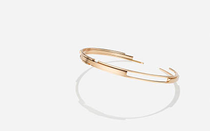 Bracelet Explorer of Maison Dauphin gold band