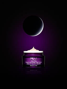 Cosmetics Photography of Prai skincare cream tin