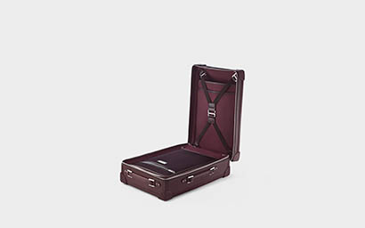 Still life product Photography of Tanner Krolle leather luggage