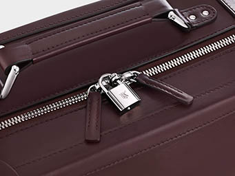 White background Explorer of Tanner Krolle leather luggage