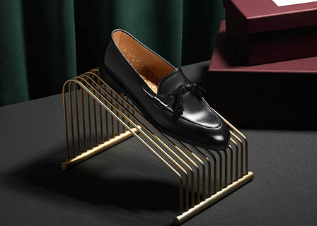 Fashion Photography of John Lobb men's leather loafers