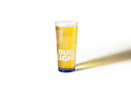 Beer Explorer of Bud Light pint glass