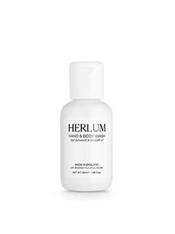 Cosmetics Photography of Herlum hand & body wash
