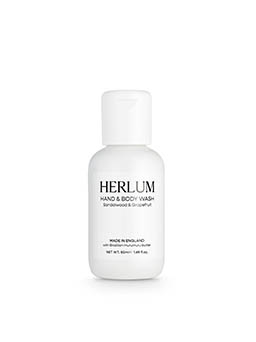 White background Explorer of Herlum hand & body wash