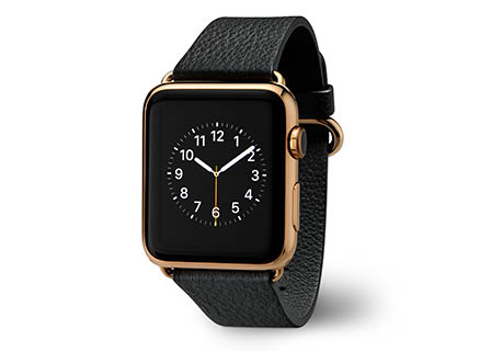 Watches Photography of Apple watch with leather strap