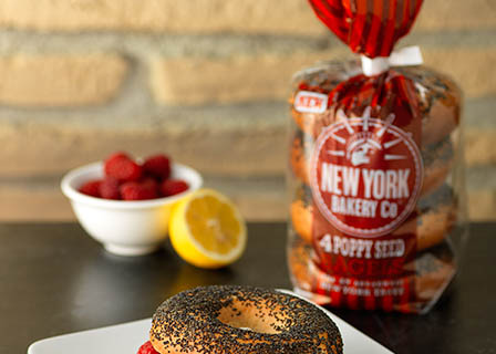 Food Photography of New York bagels