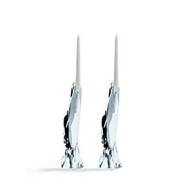 Still life product Photography of Swarovski crystal candle holders
