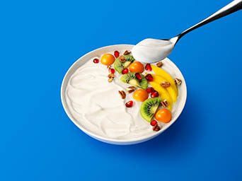 Snack Explorer of Koko yoghurt bowl with fruits