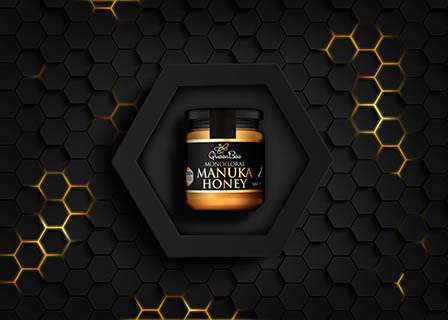 Advertising Still life product Photography of Manuka Honey jar