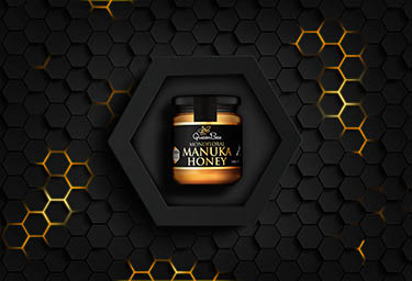 Food Photography of Manuka Honey jar