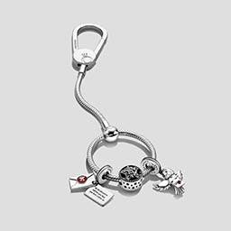 Jewellery Photography of Pandora key ring