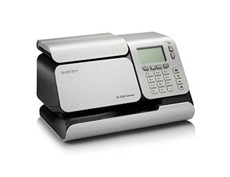 Still life product Photography of Quadient franking machine
