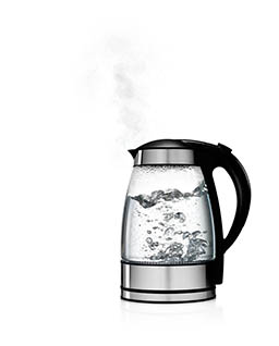 White background Explorer of Sage kettle