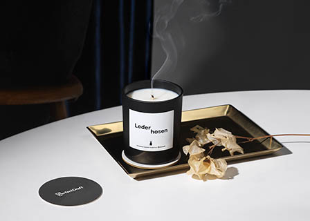 Still life product Photography of Scented candle