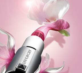 Coloured background Explorer of Givenchy lipstick