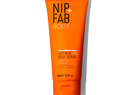 Cosmetics Photography of Nip and Fab skin care body scrub tube